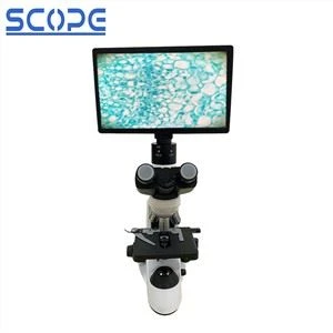 9,7-inch LCD-aanraakscherm Biologische microscoop Videomicroscoop